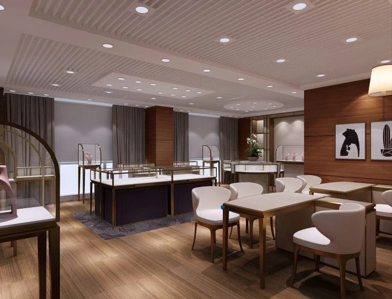 Yunnan Lishui Xuanlige consultation area and showcase layout