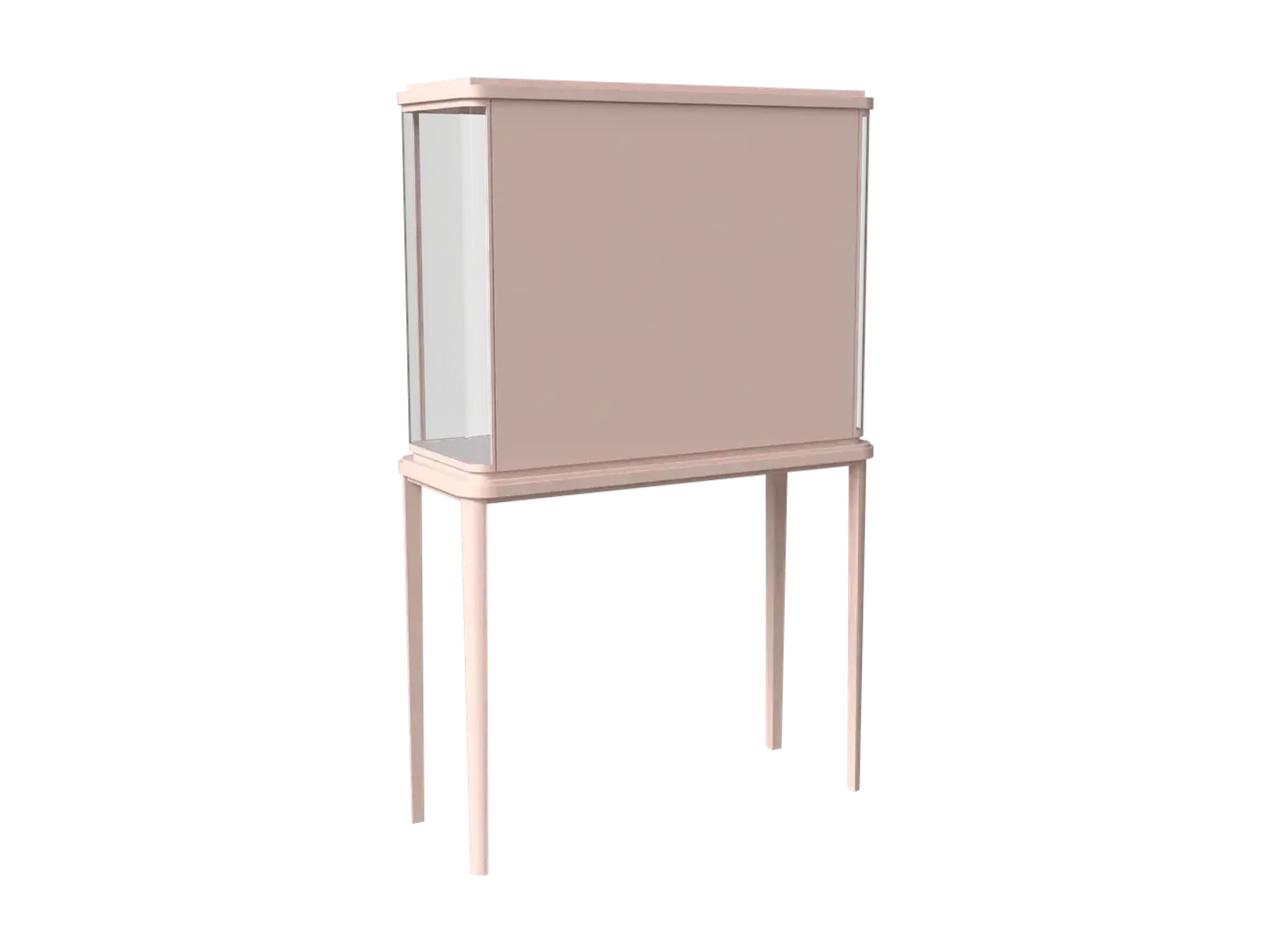 view 9 of pink three-peak arc low jewelry counter