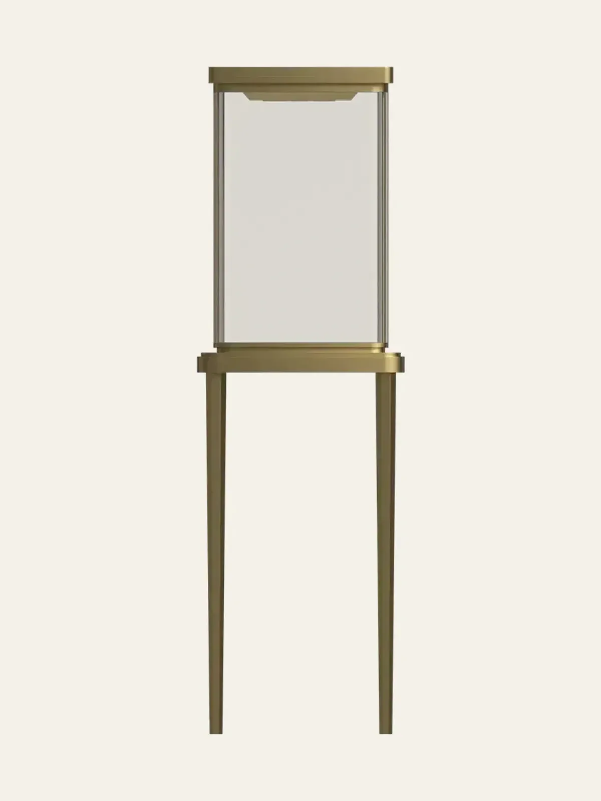 front view of rounded-corner tall cabinet 1