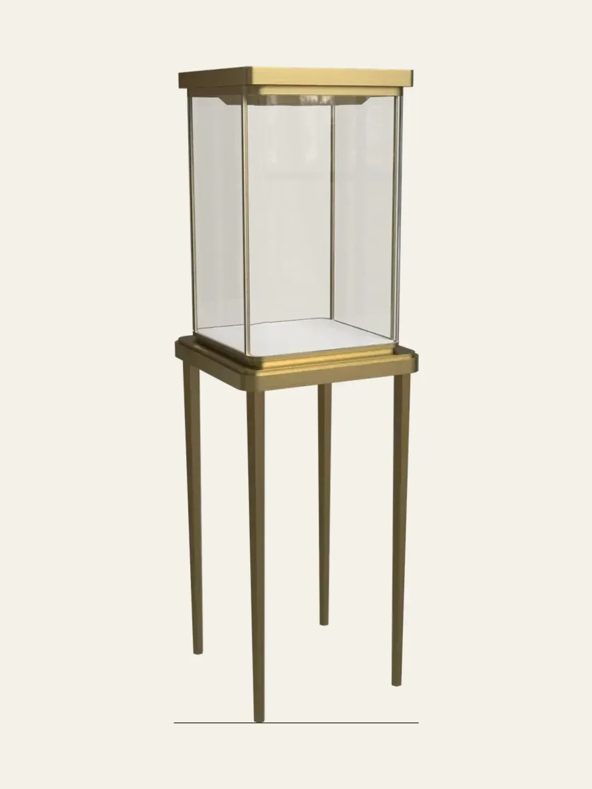 perspective view of rounded-corner tall cabinet 1