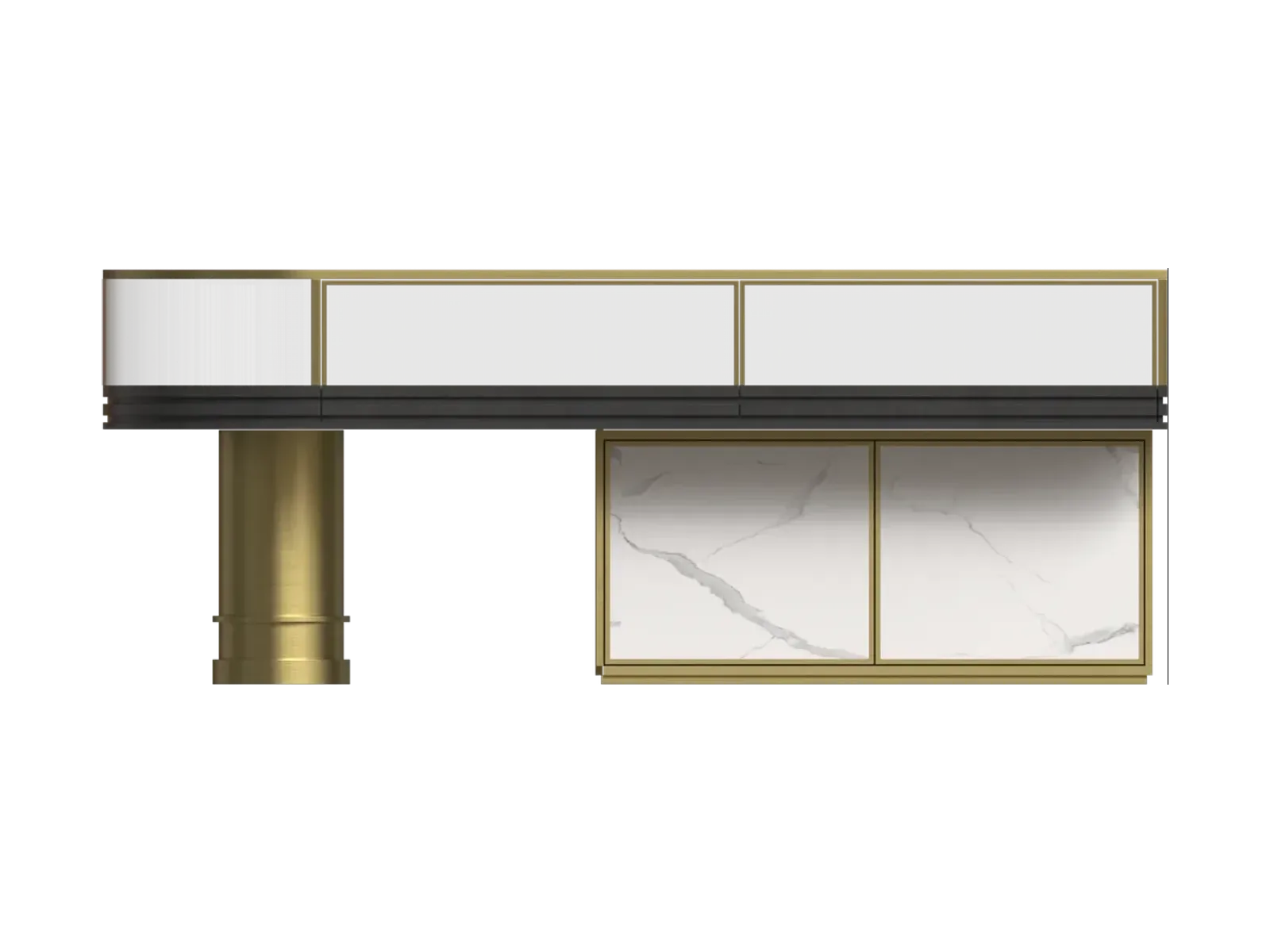 Integrated Jewelry Cabinet view 3