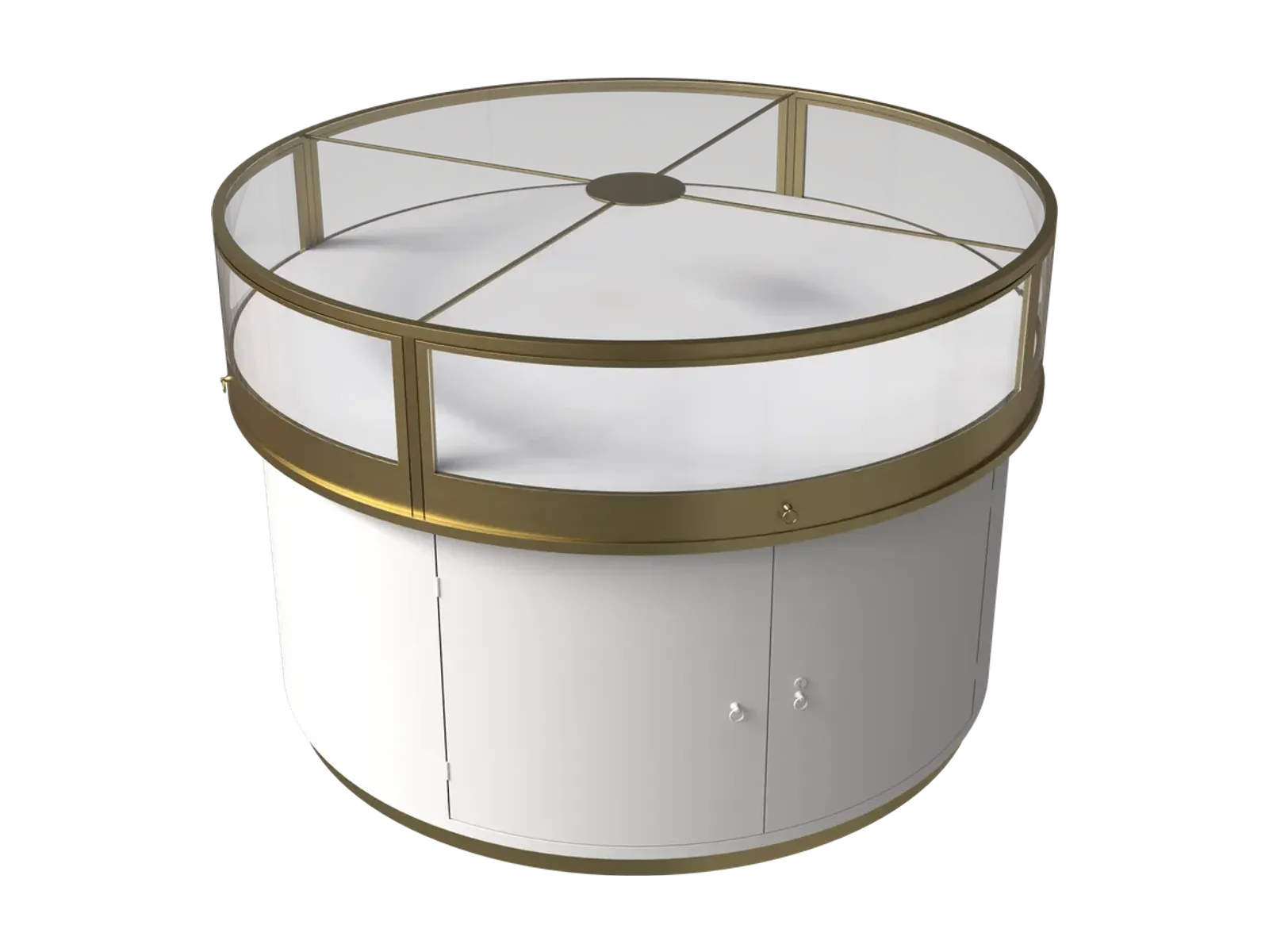 Round Fan-Shaped Jewelry Cabinet 4 view 2